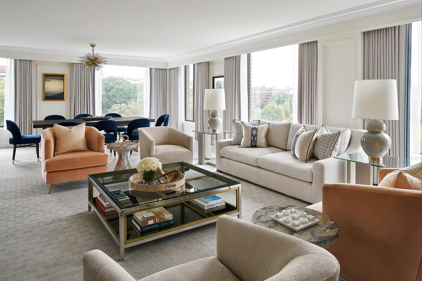 Living room view of Four Seasons Hotel Washington, DC