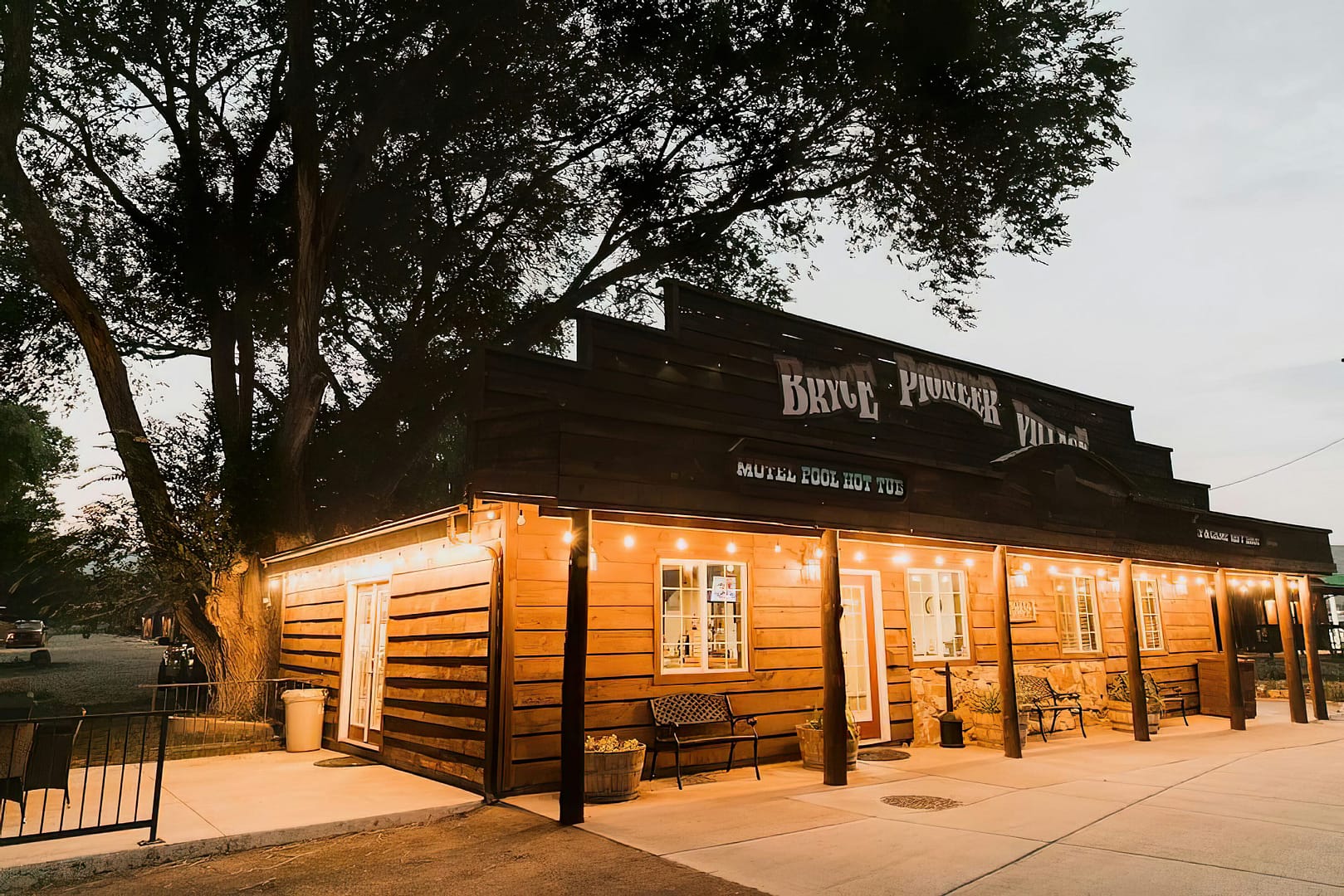 Building view of Bryce Pioneer Village