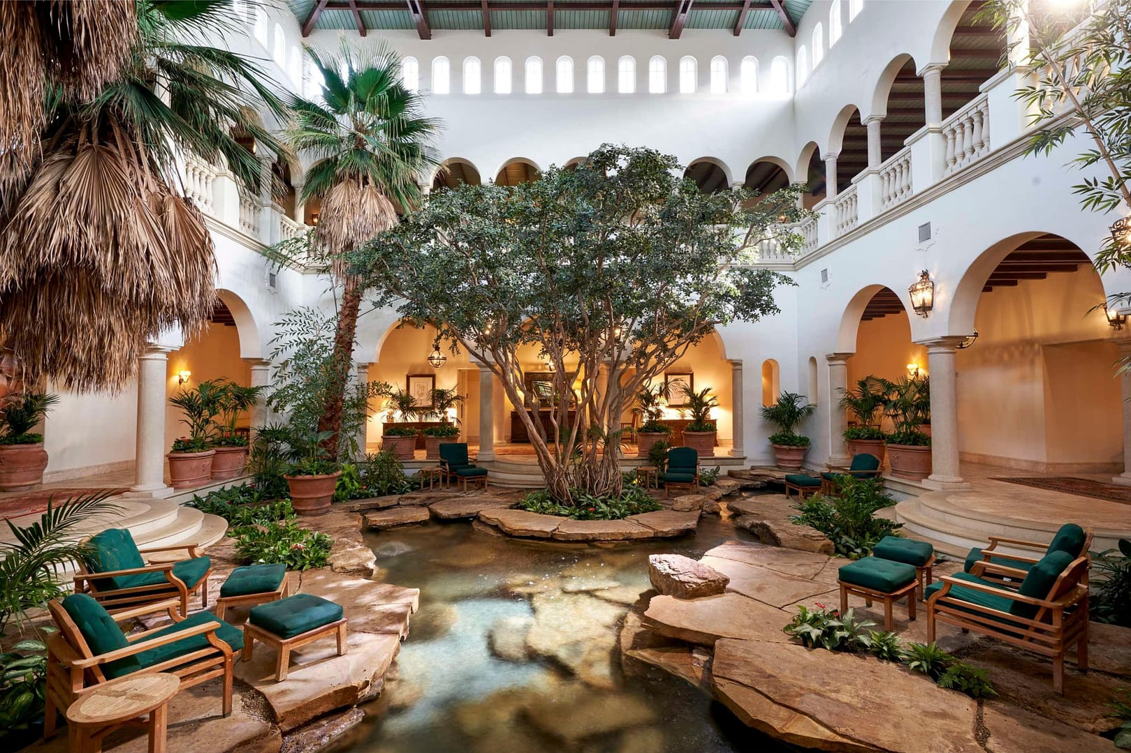 Lobby view of The Cloister