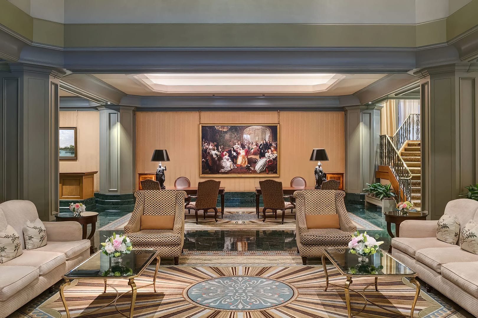 Lounge view of The Windsor Court