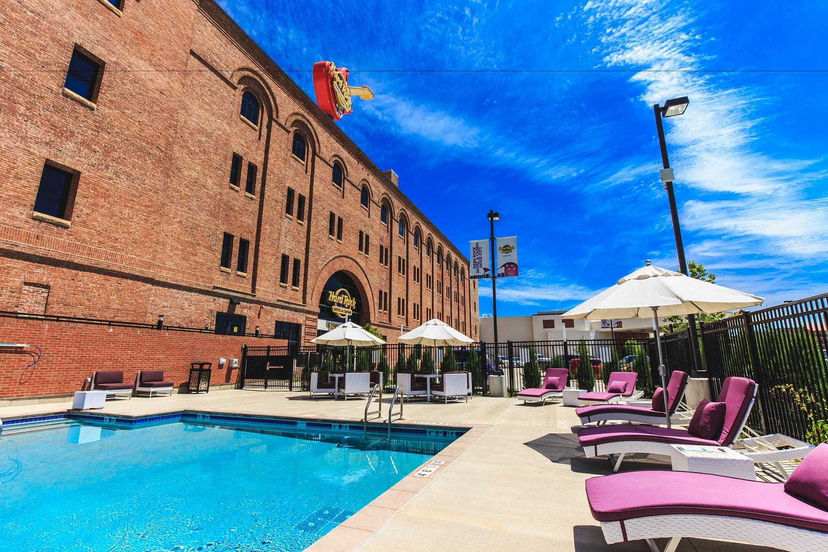 Pool view of Hard Rock Hotel & Casino Sioux City