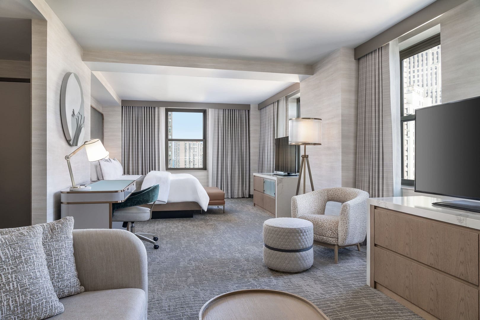 Bedroom view of The Westin Book Cadillac Detroit