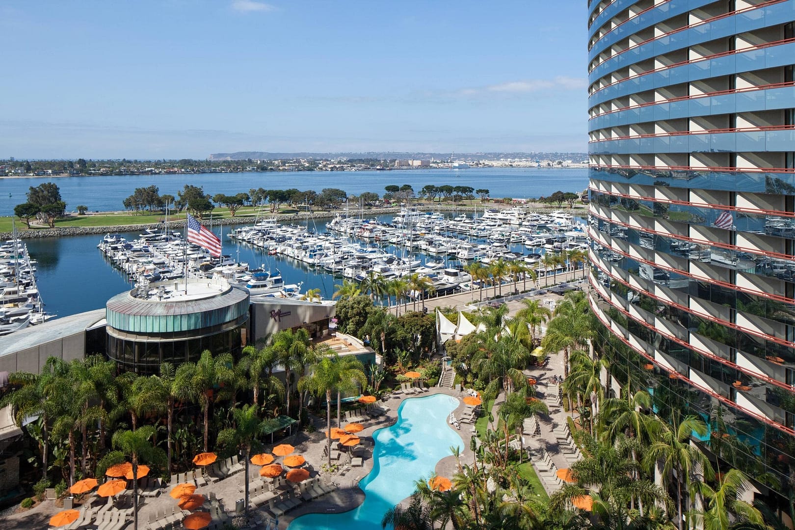 Outside view of Marriott Marquis San Diego Marina