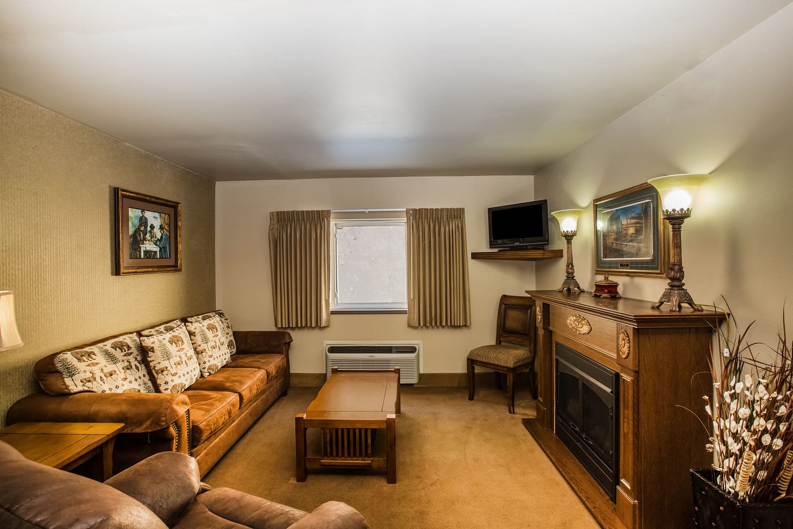 Living room view of First Gold Gaming Resort