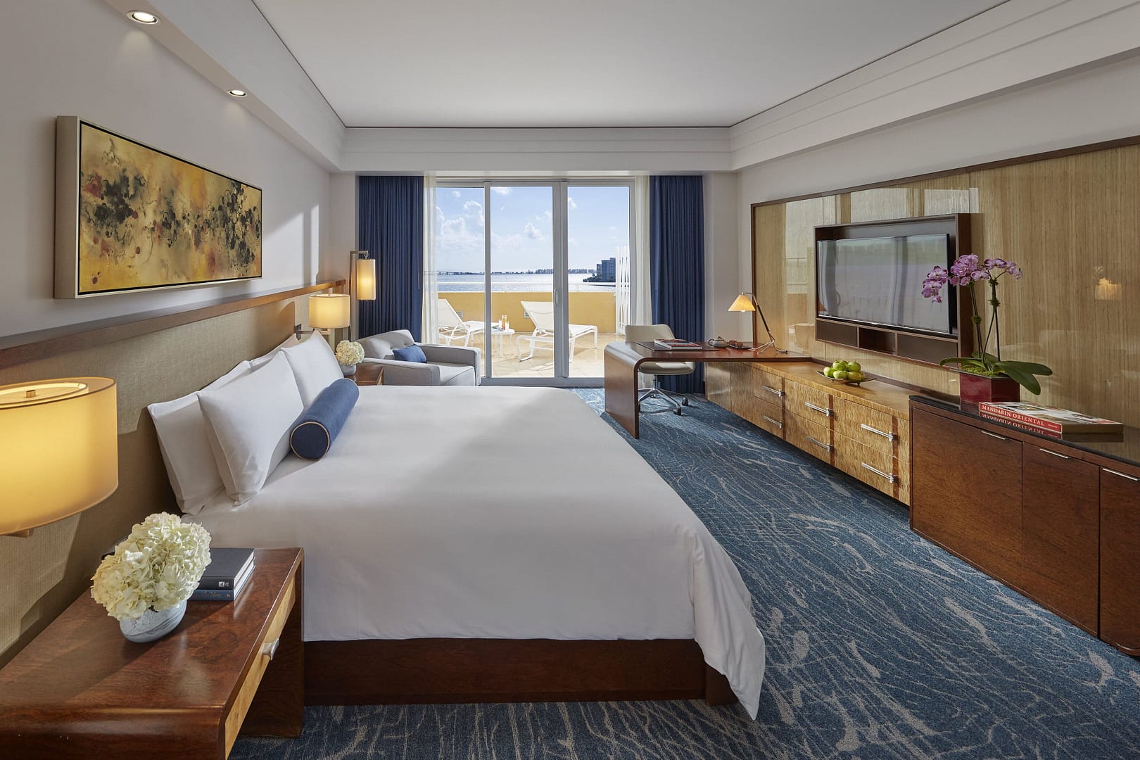 Bedroom view of Mandarin Oriental, Miami
