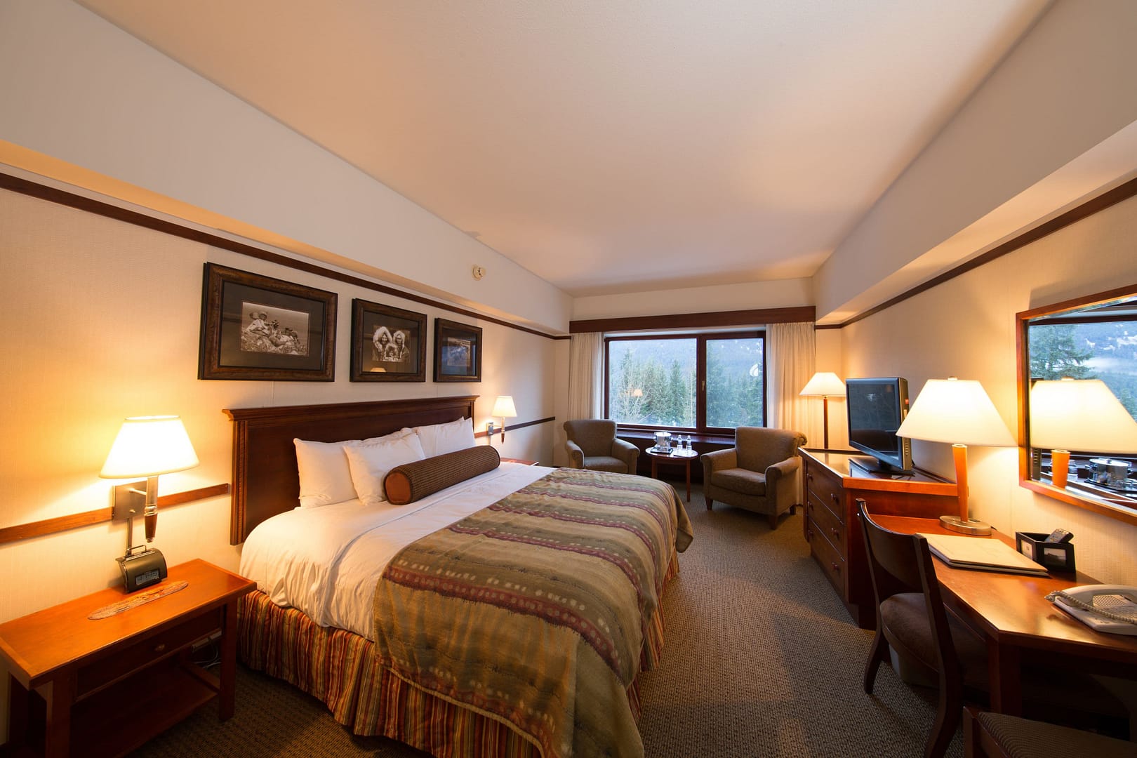 Bedroom view of Alyeska Resort