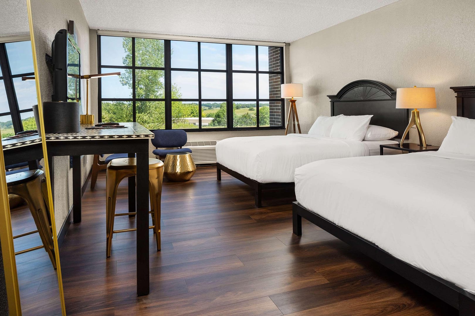 Bedroom view of The Highlander Hotel