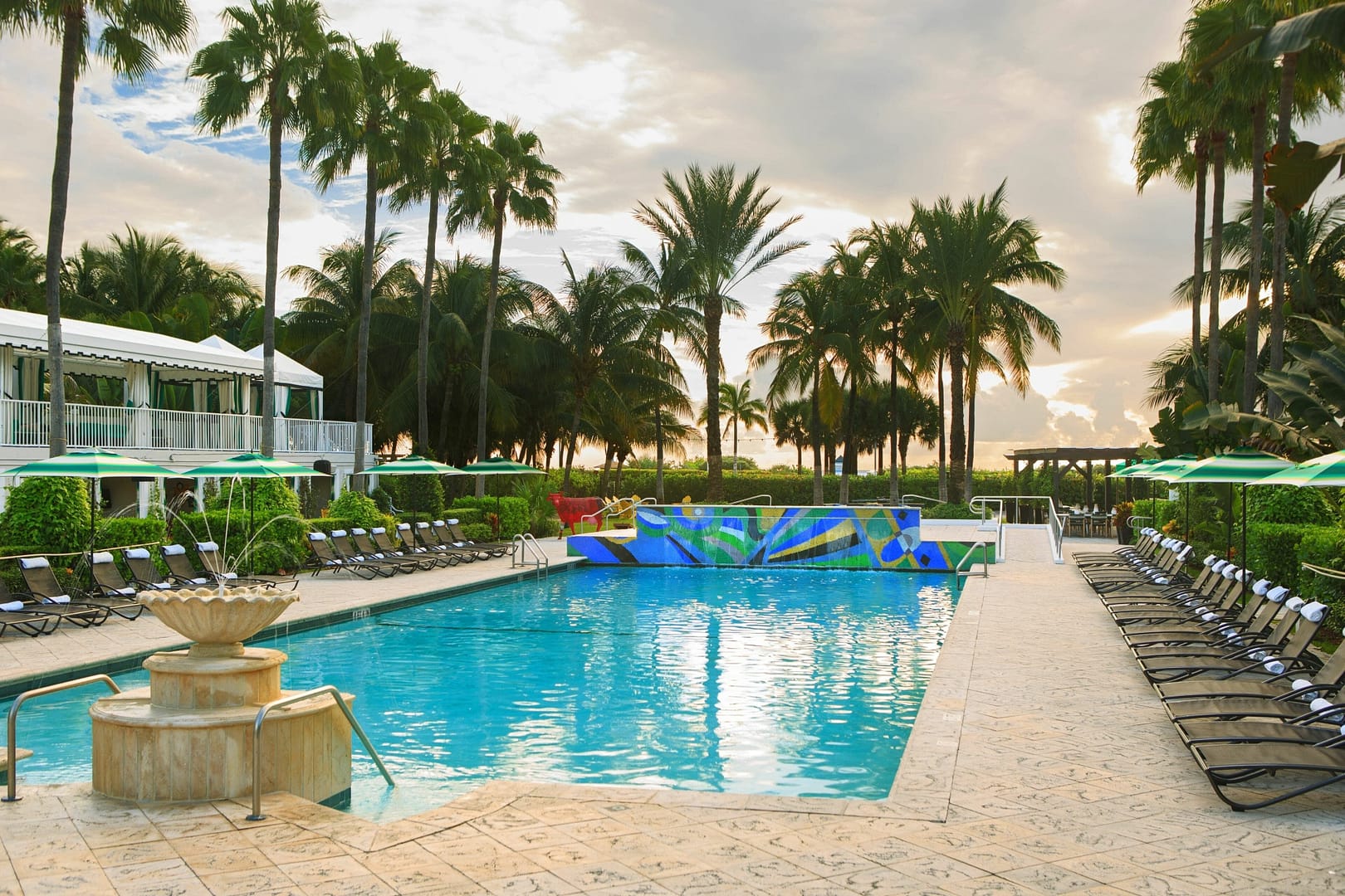 Pool view of Kimpton Surfcomber Hotel