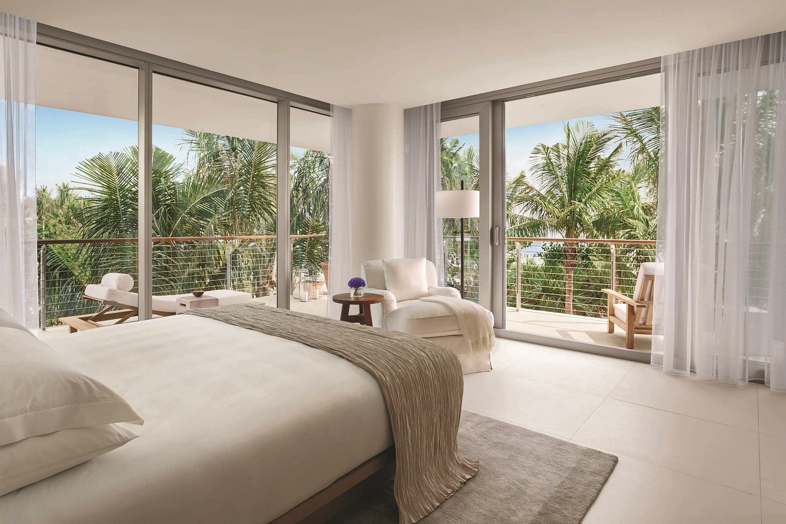 Bedroom view of The Miami Beach EDITION