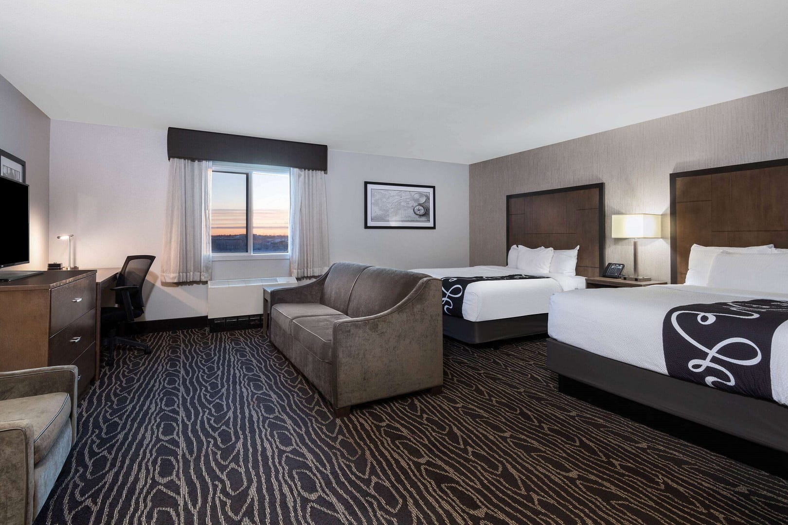 Bedroom view of La Quinta Inn & Suites by Wyndham Fairbanks Airport