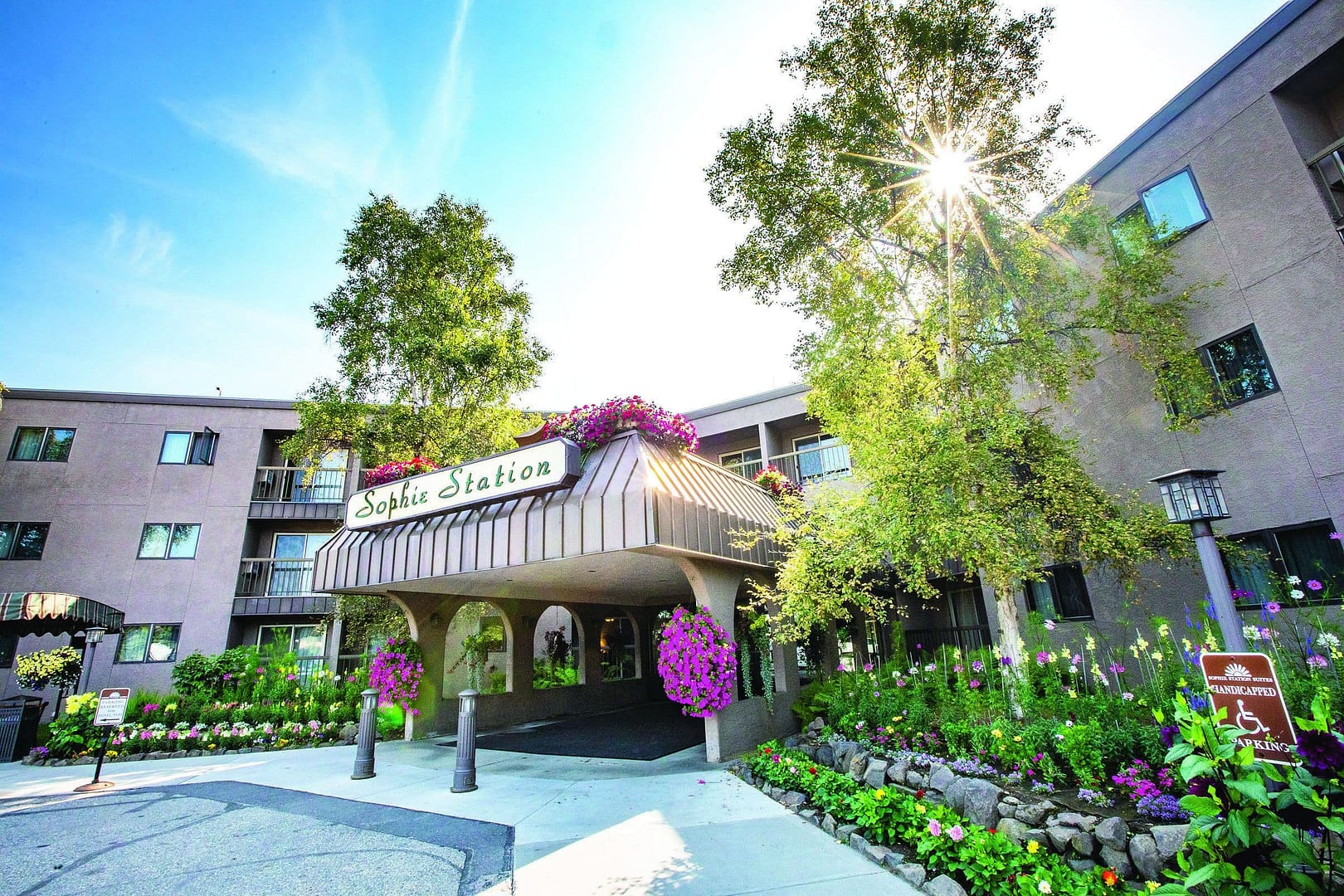 Building view of Sophie Station Suites