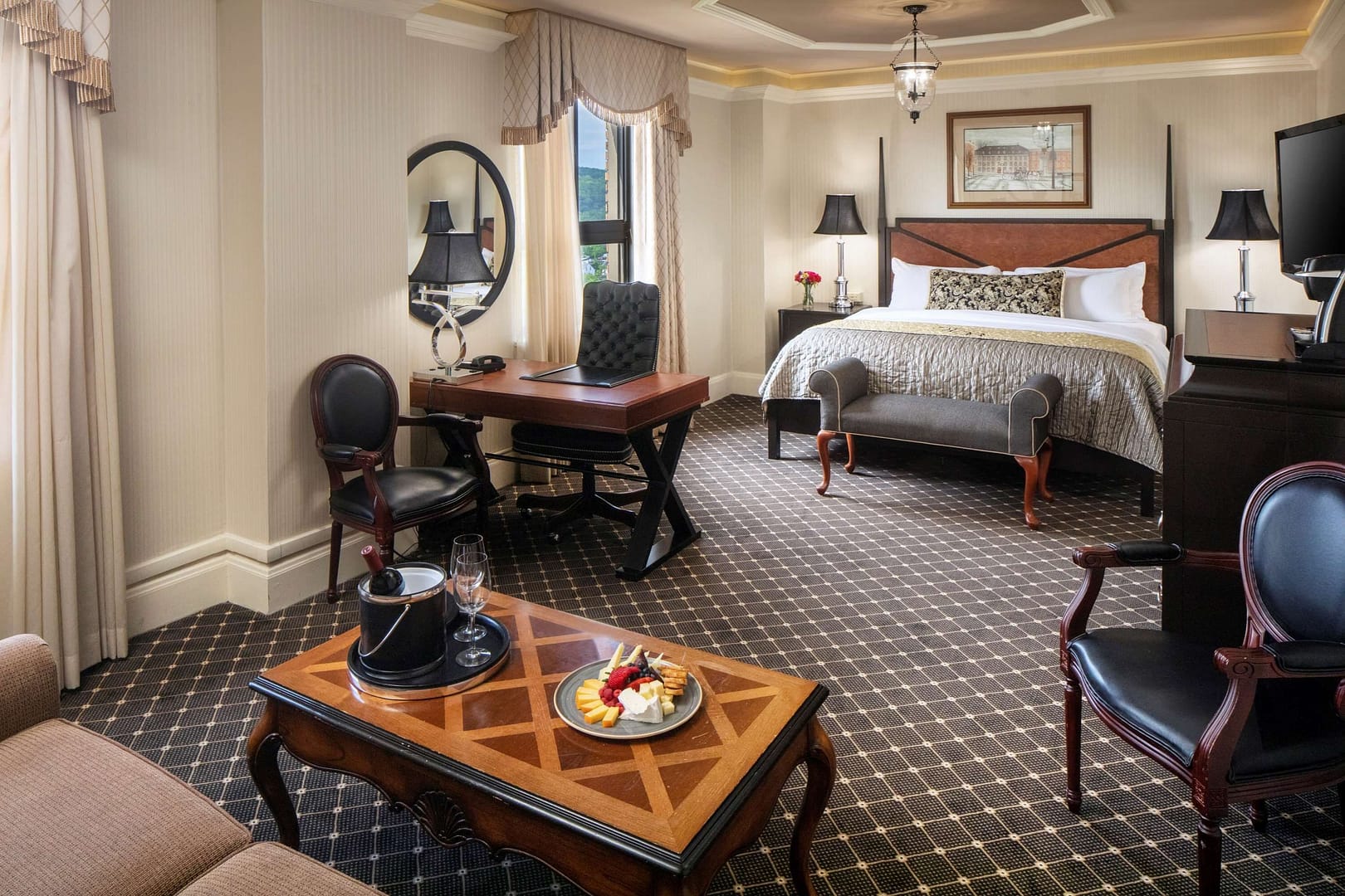 Bedroom view of Historic Hotel Bethlehem