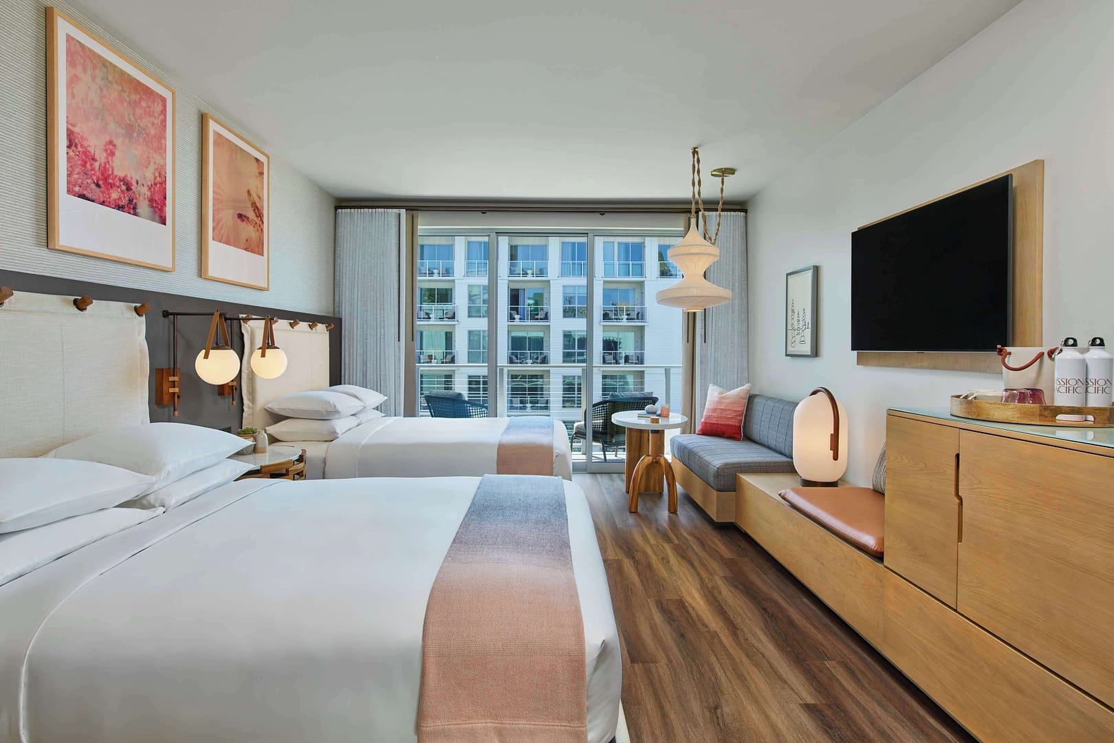 Bedroom view of Mission Pacific Beach Resort, part of JdV by Hyatt
