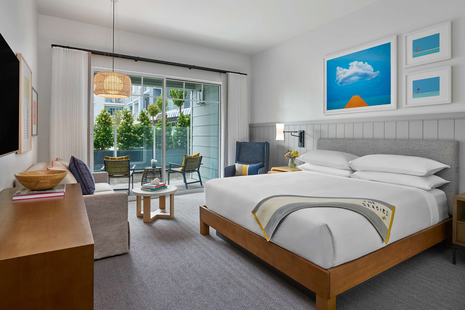 Bedroom view of The Seabird Resort