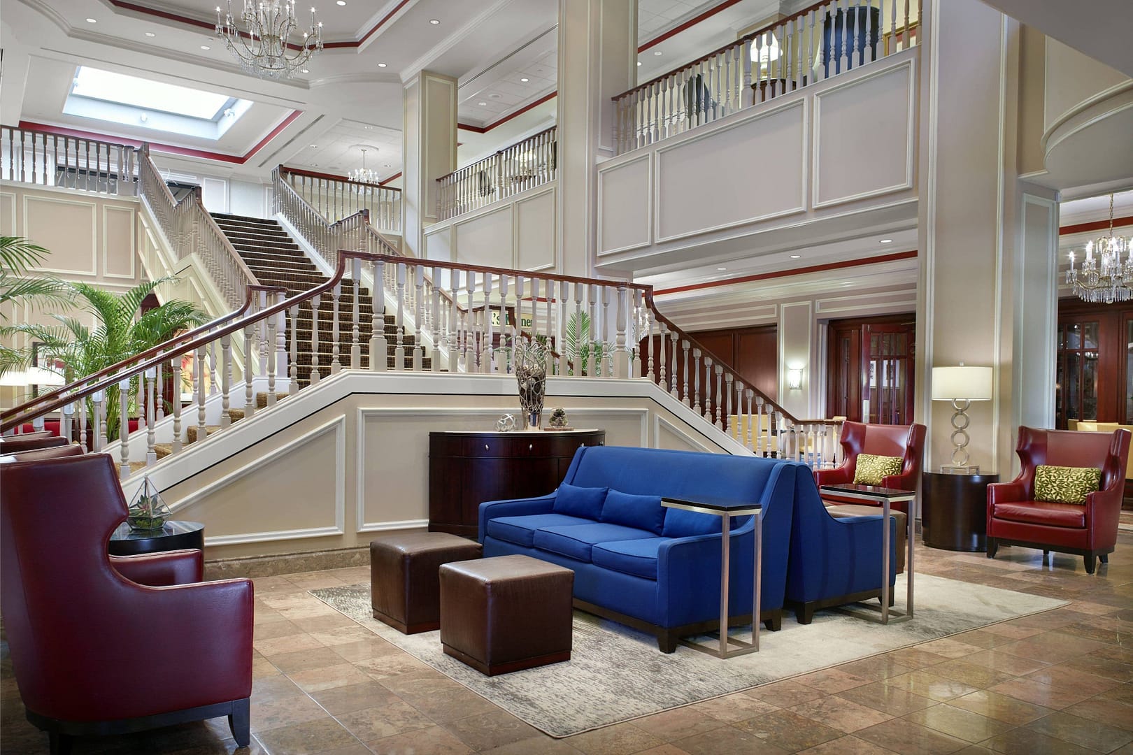 Lobby view of Augusta Marriott at the Convention Center