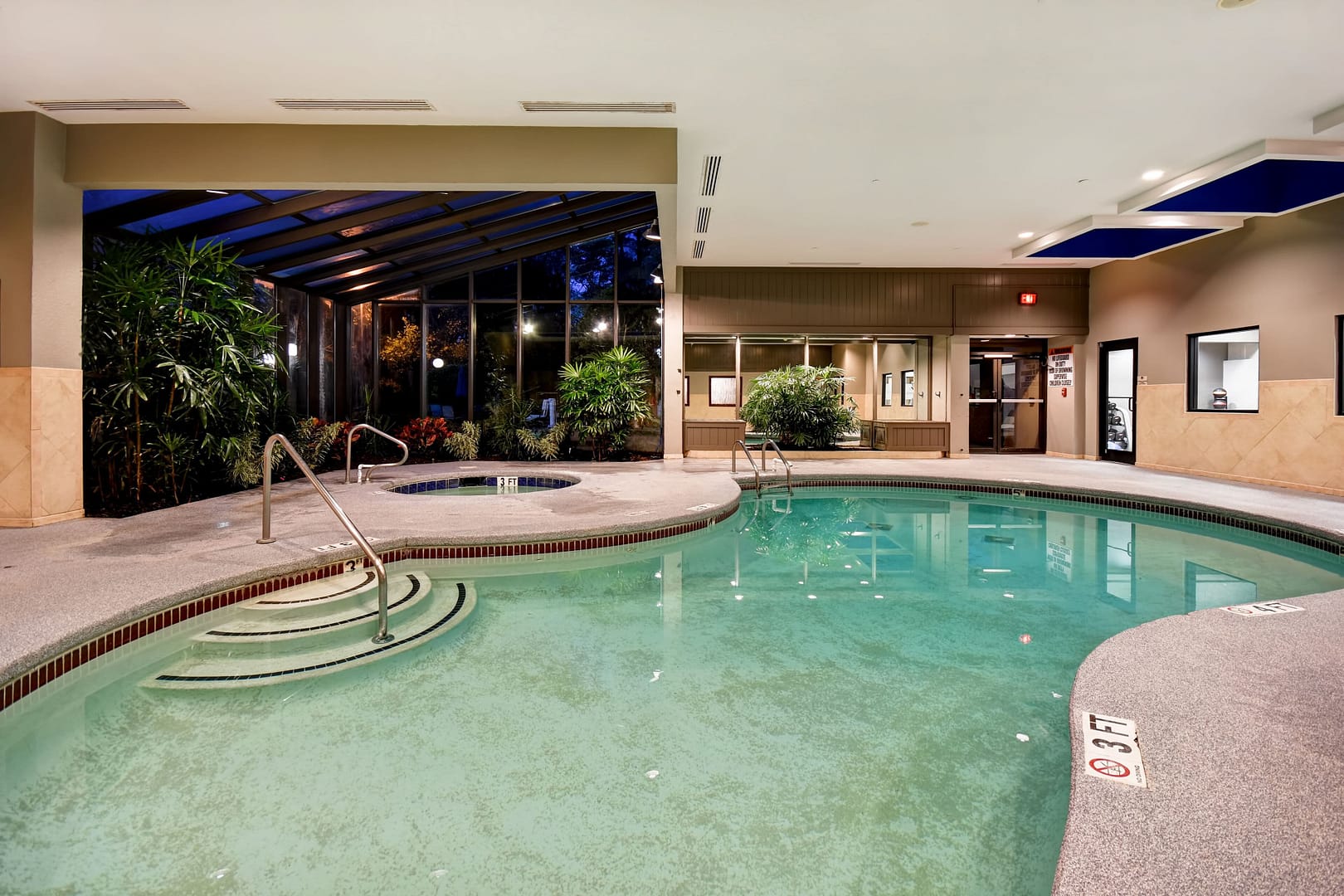 Pool view of DoubleTree by Hilton Hotel Augusta