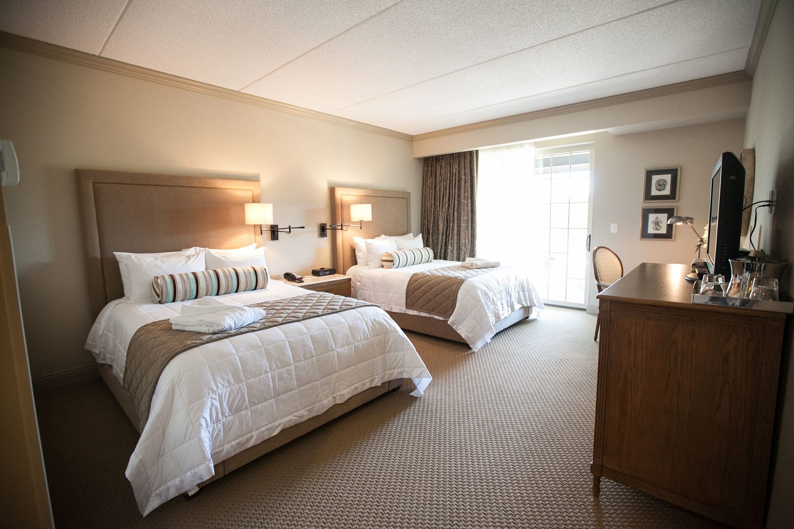 Bedroom view of Diamond Mills Hotel