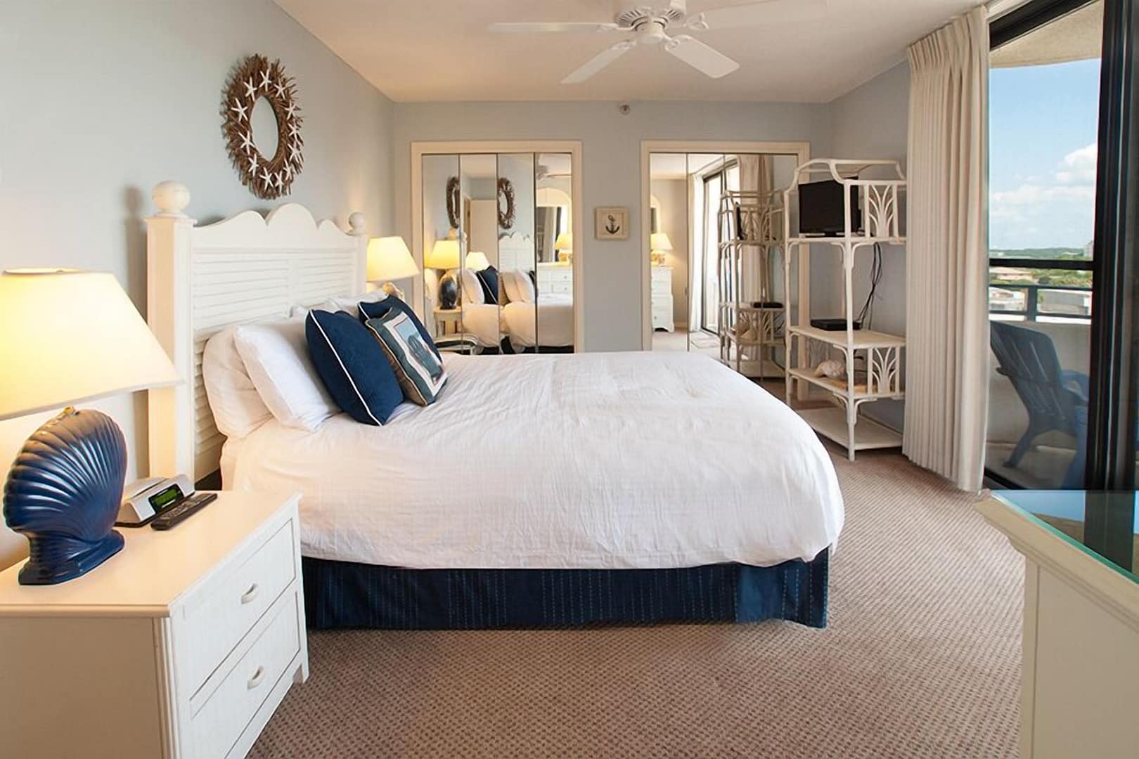 Bedroom view of Nautilus Condominium