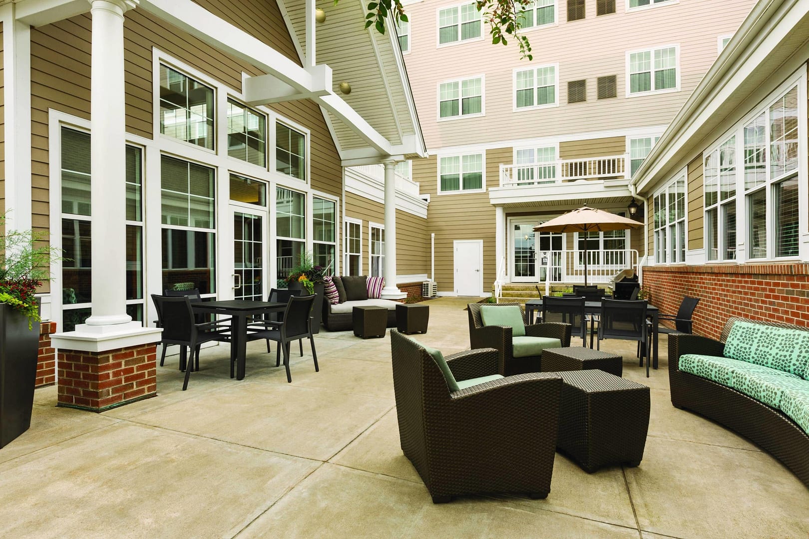 Patio view of Residence Inn by Marriott Newport/Middletown