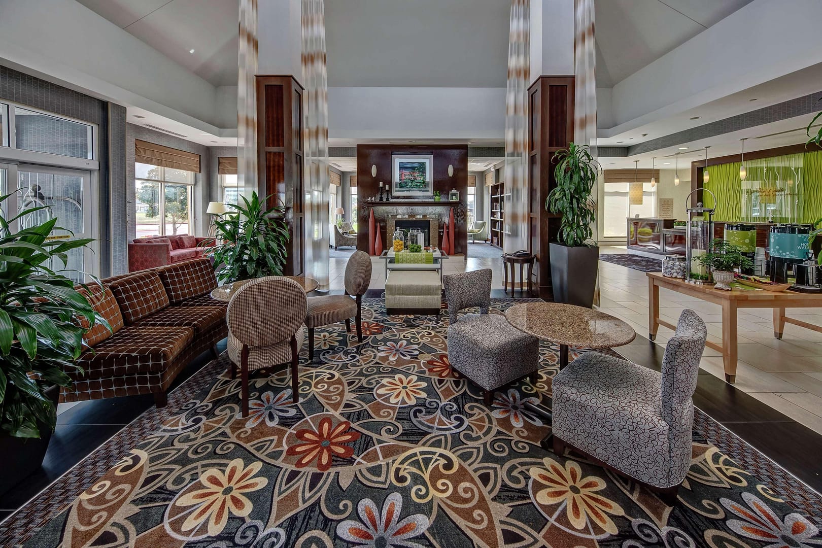Lobby view of Hilton Garden Inn Tulsa Midtown