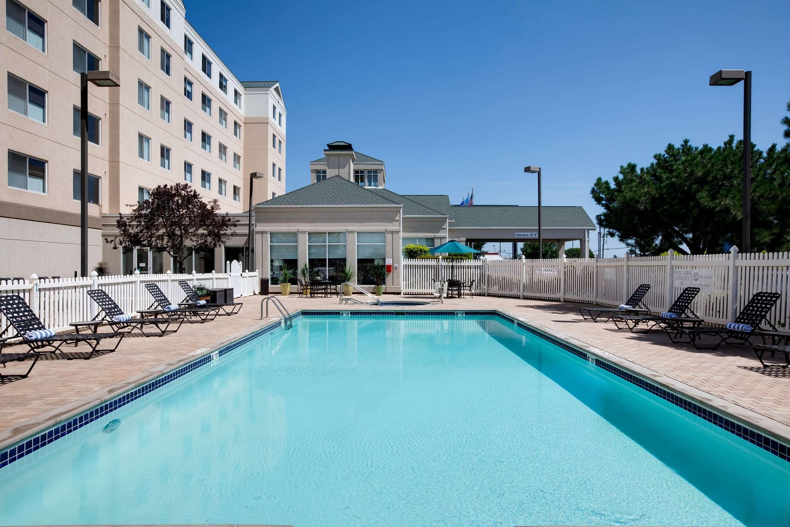 Pool view of Hilton Garden Inn Oklahoma City Airport