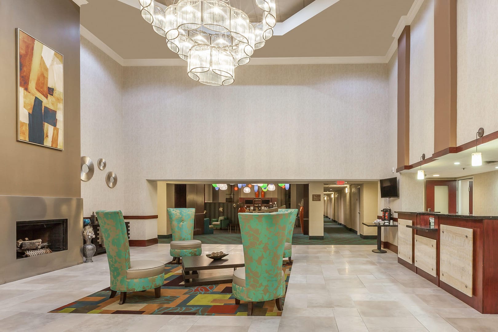 Lobby view of Holiday Inn Hotel & Suites Oklahoma City North