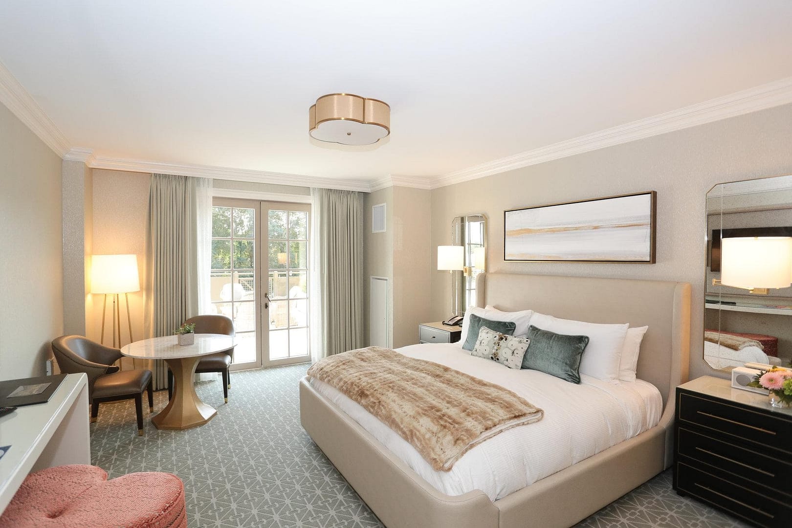 Bedroom view of Delamar West Hartford