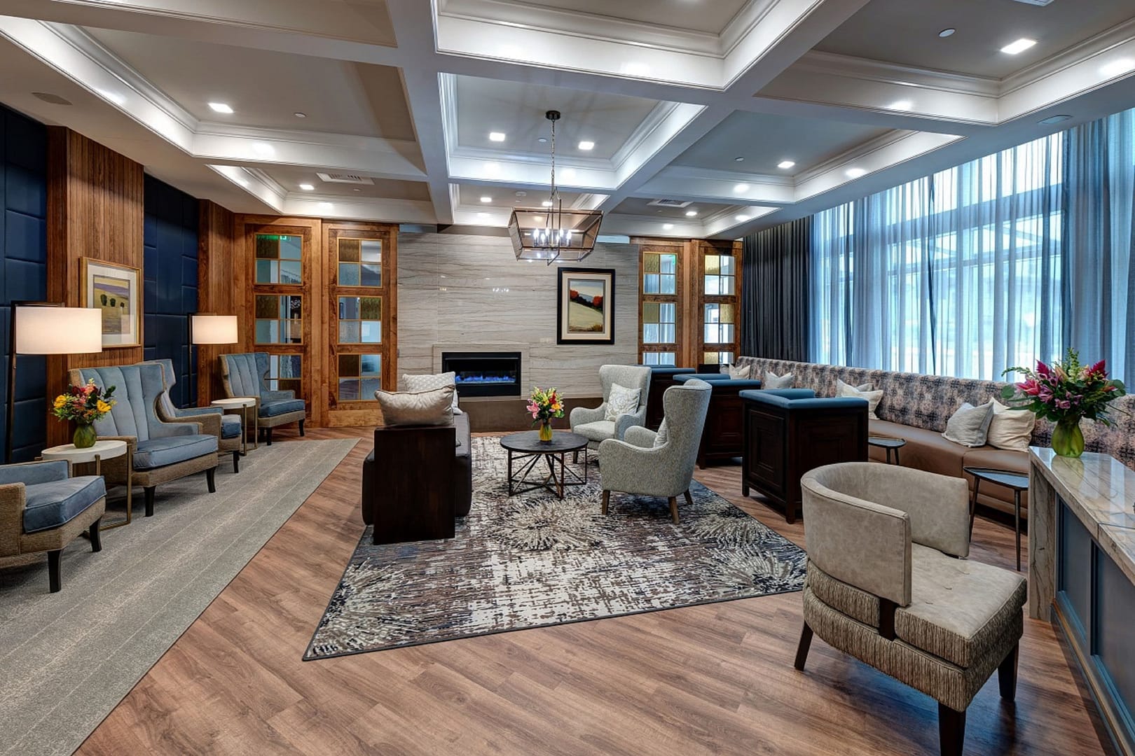 Lounge view of The Hotel Concord