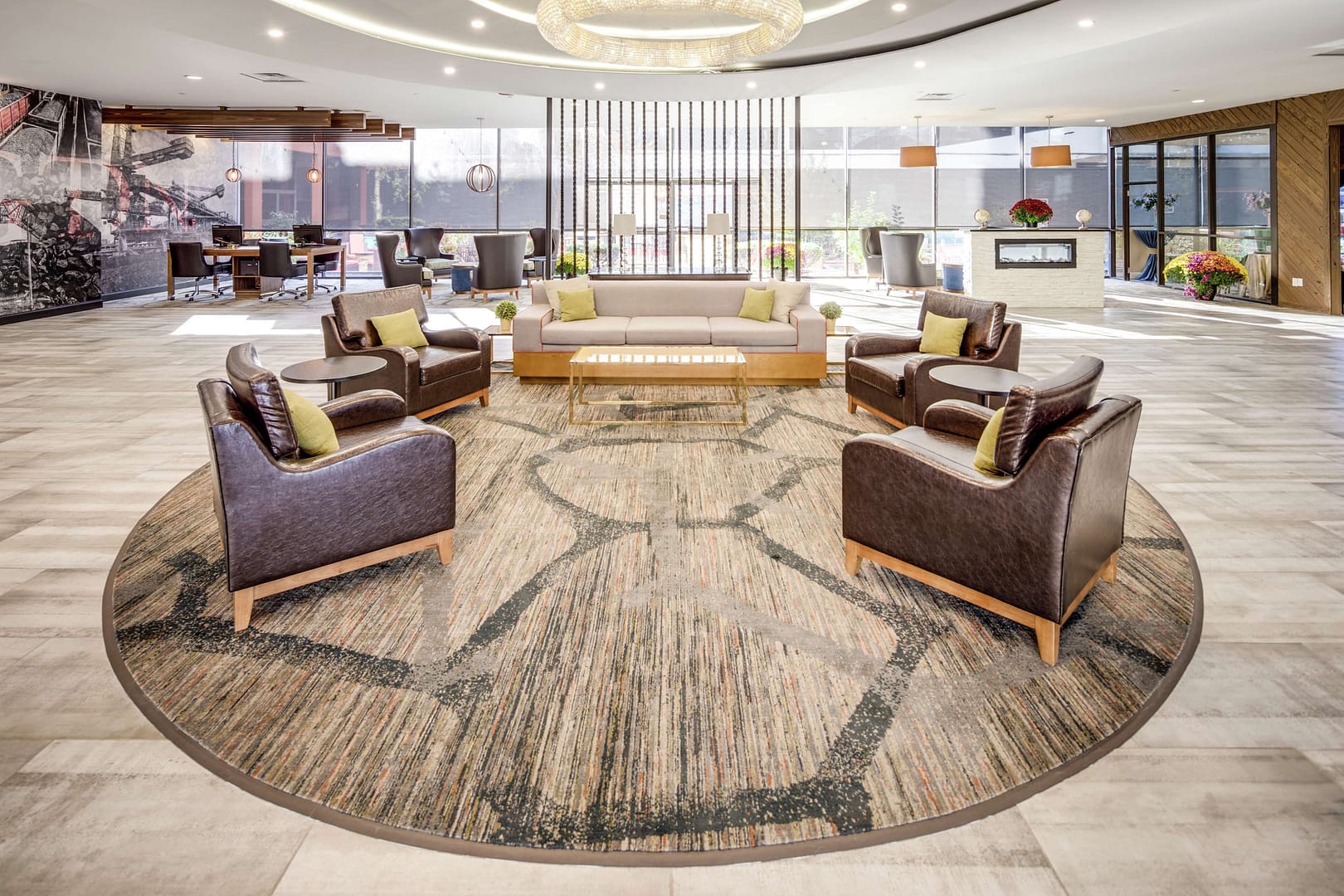 Lobby view of DoubleTree by Hilton Huntington
