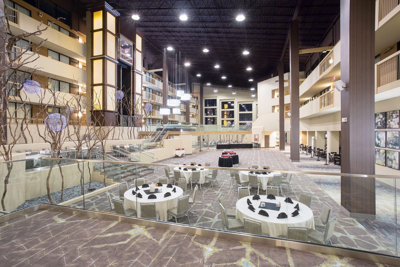 Lobby view of Holiday Inn Little Rock Airport Conference Center, An IHG Hotel