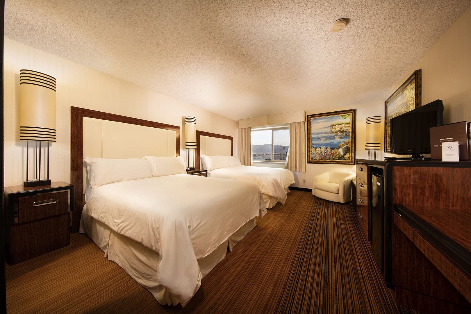 Bedroom view of Western Village Inn and Casino