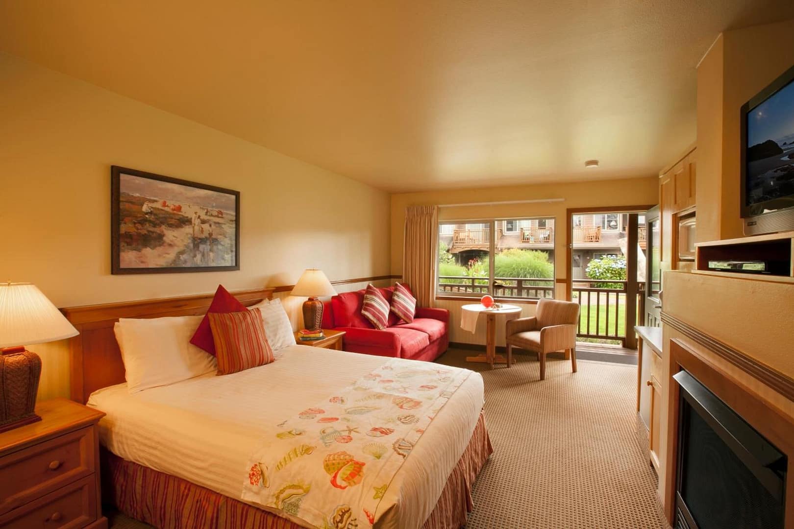 Bedroom view of Inn at Cannon Beach