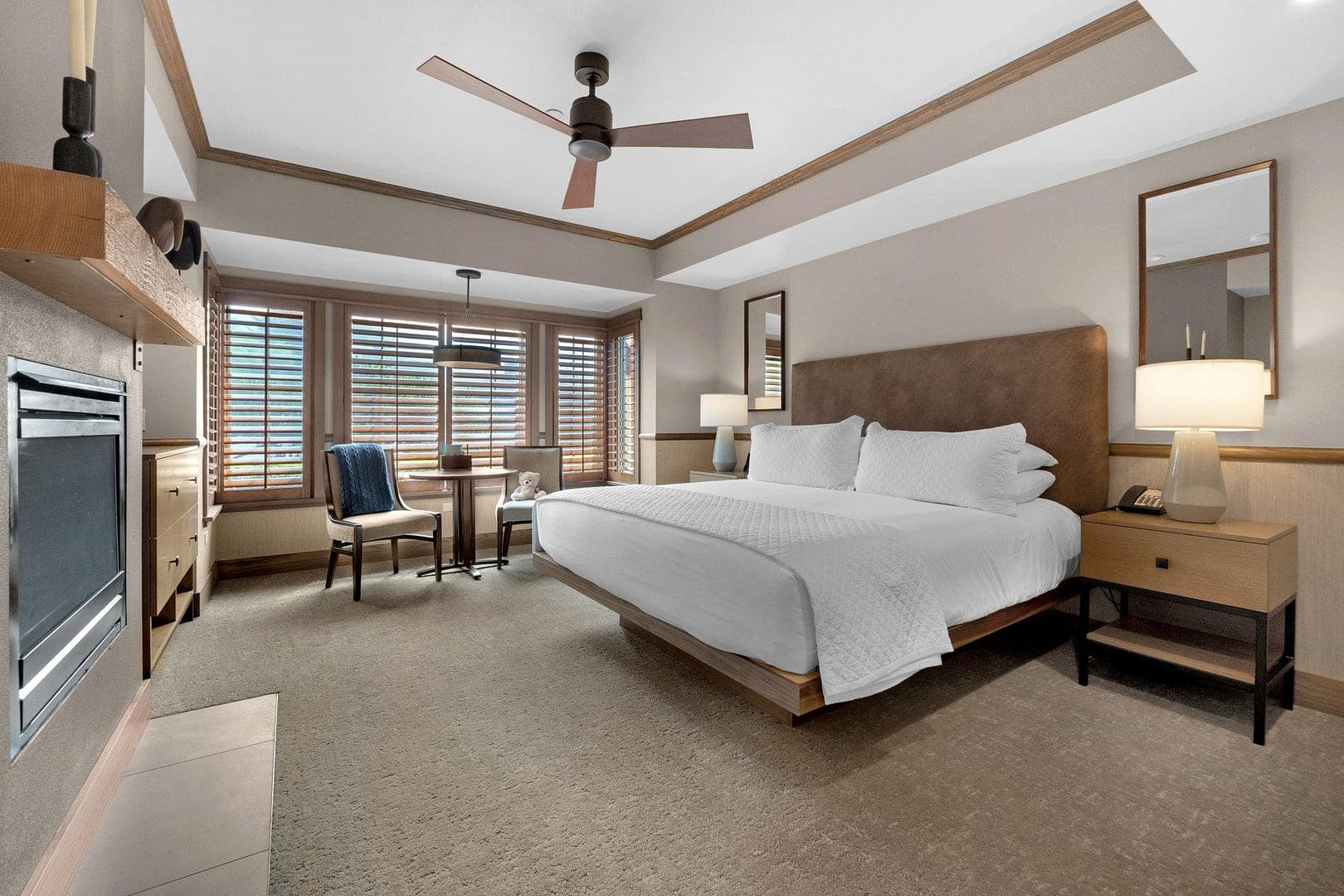 Bedroom view of Stephanie Inn