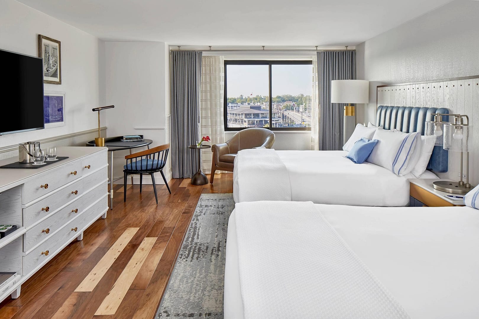 Bedroom view of Annapolis Waterfront Hotel, Autograph Collection