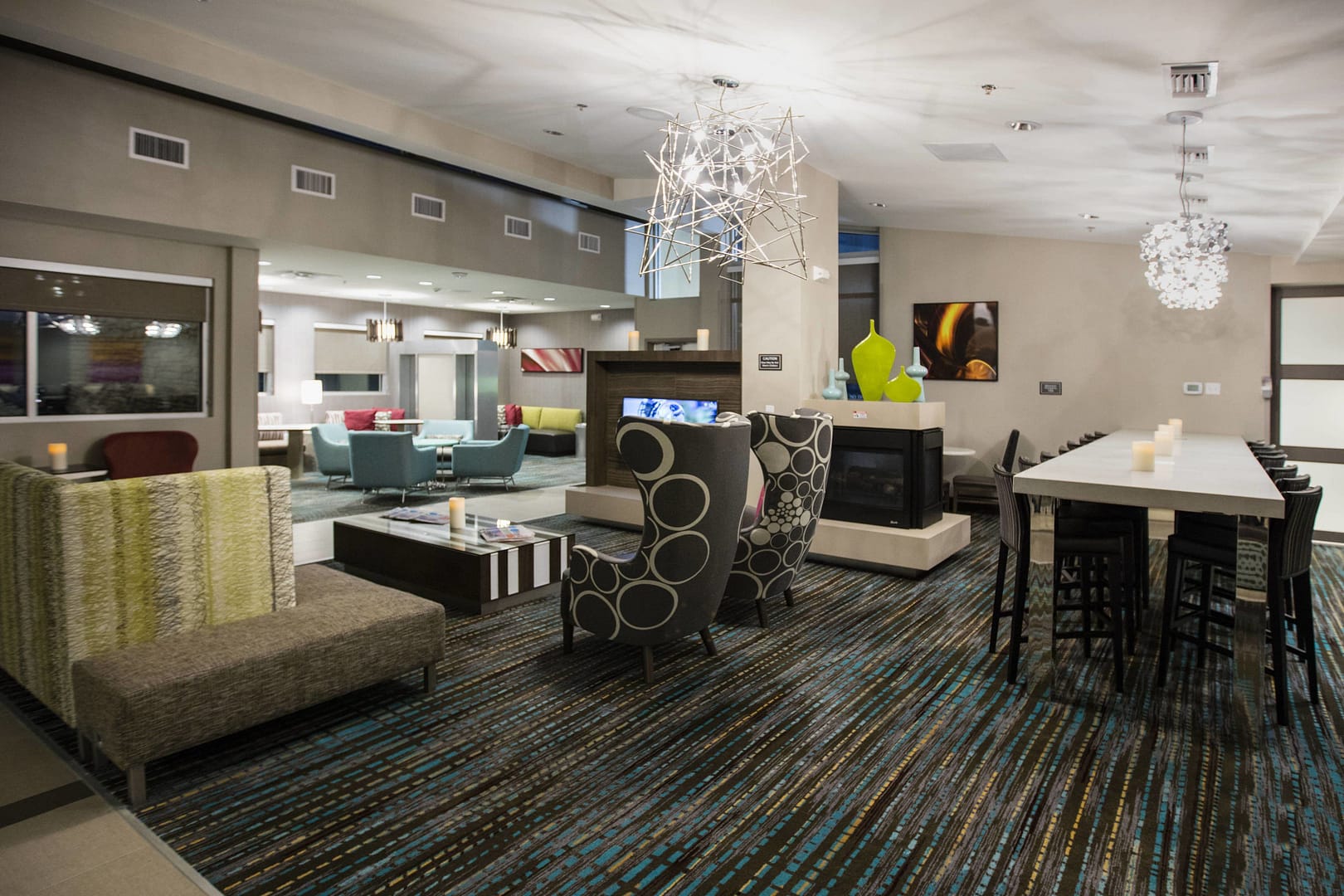 Lobby view of Residence Inn by Marriott Lake Charles