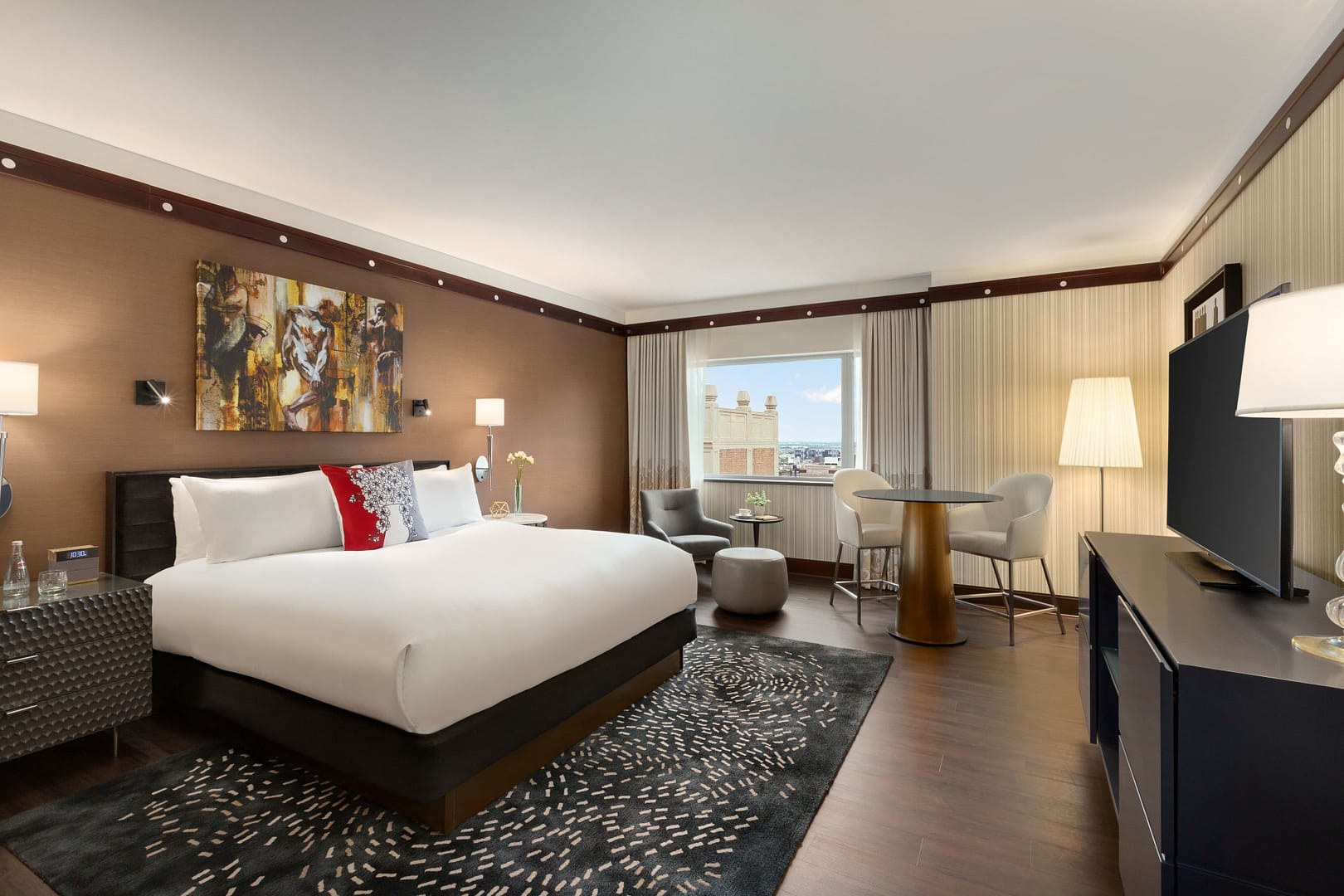 Bedroom view of Sofitel Philadelphia at Rittenhouse Square