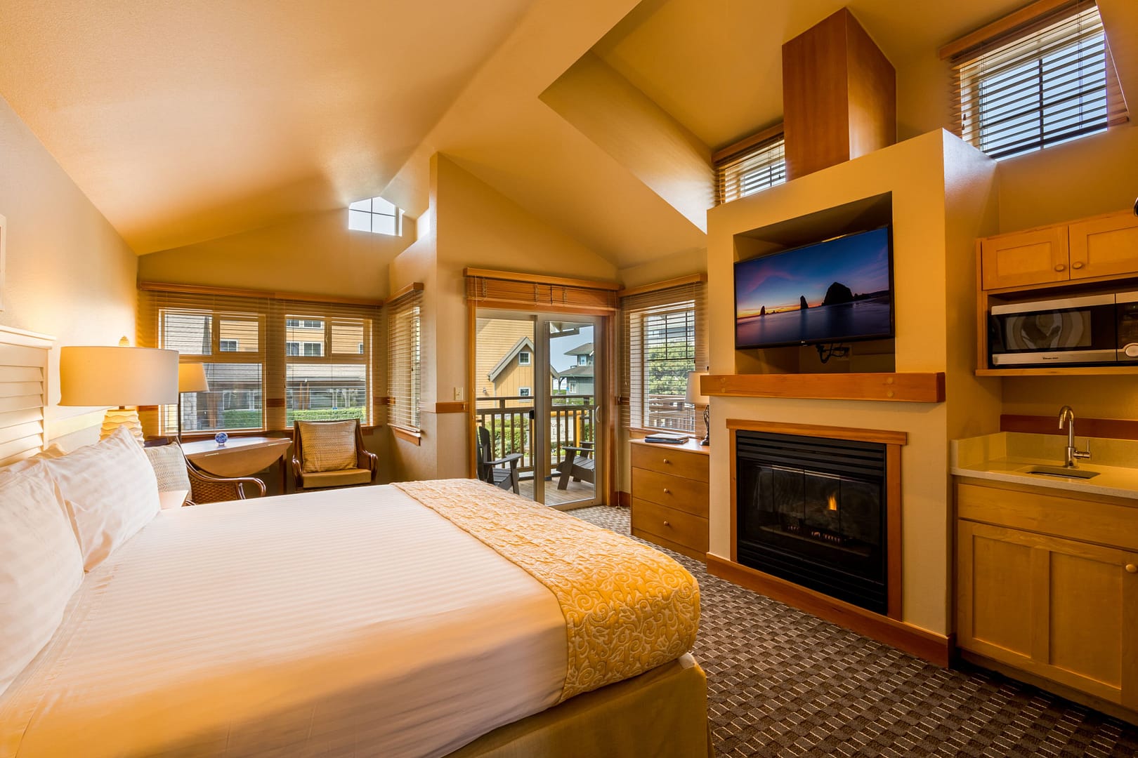 Bedroom view of The Ocean Lodge