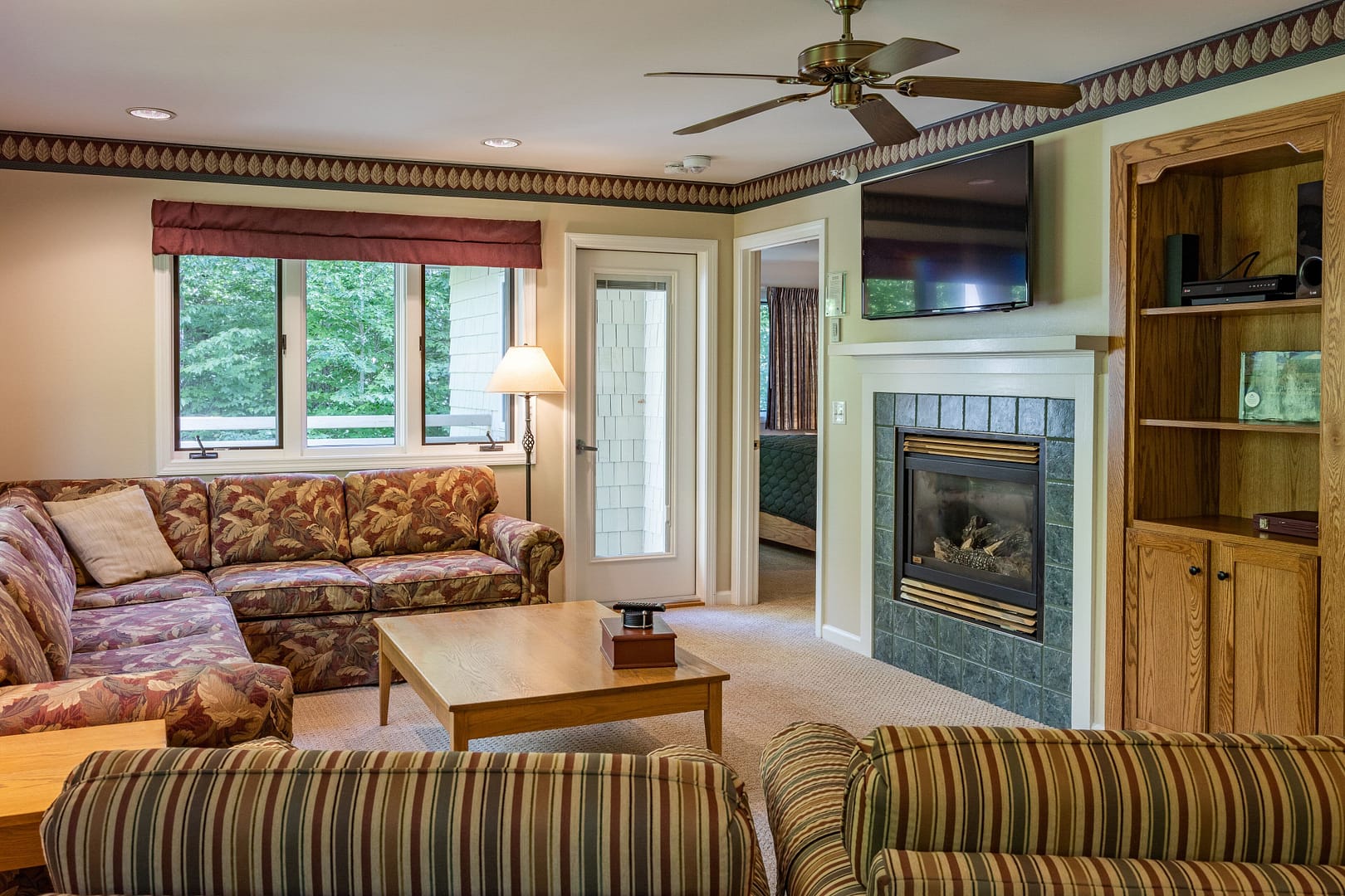 Living room view of Smugglers Notch Resort
