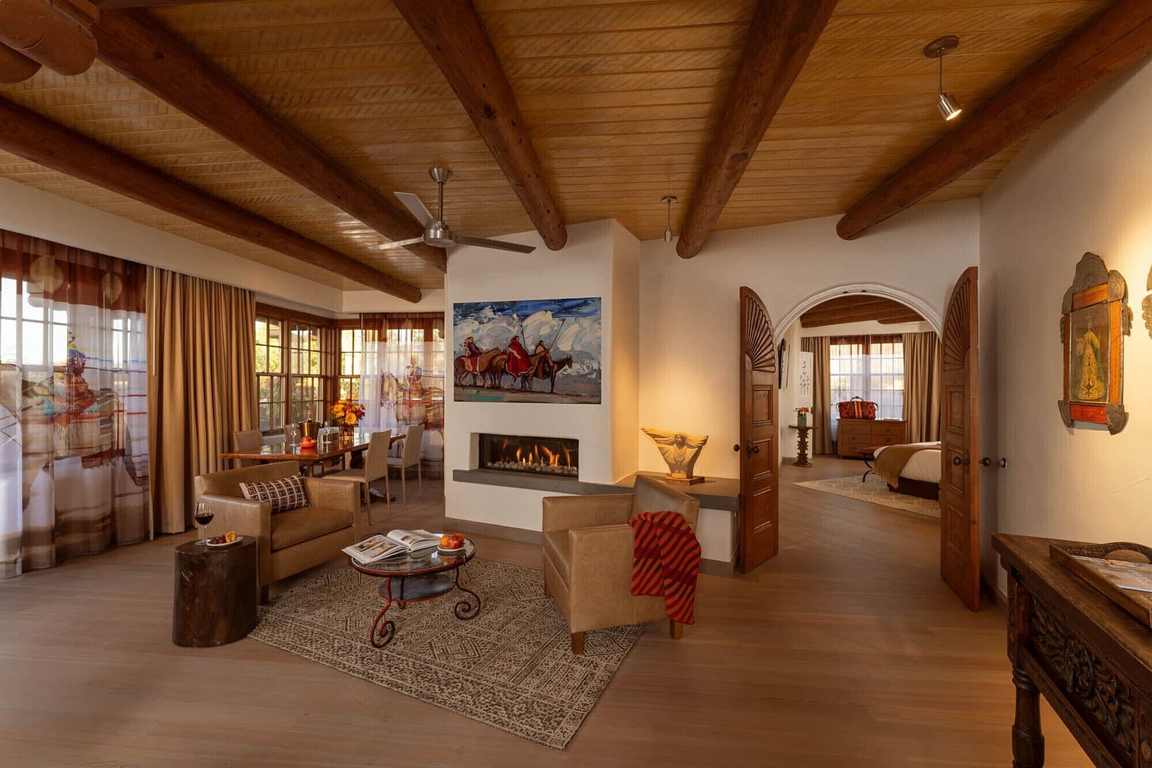 Bedroom view of La Fonda on the Plaza