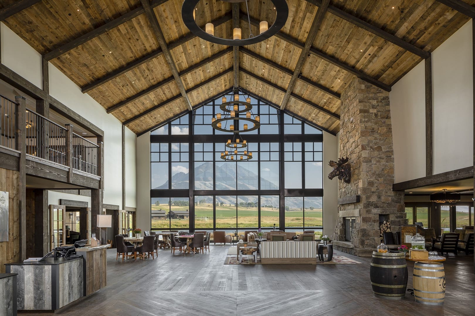 Lobby view of Sage Lodge