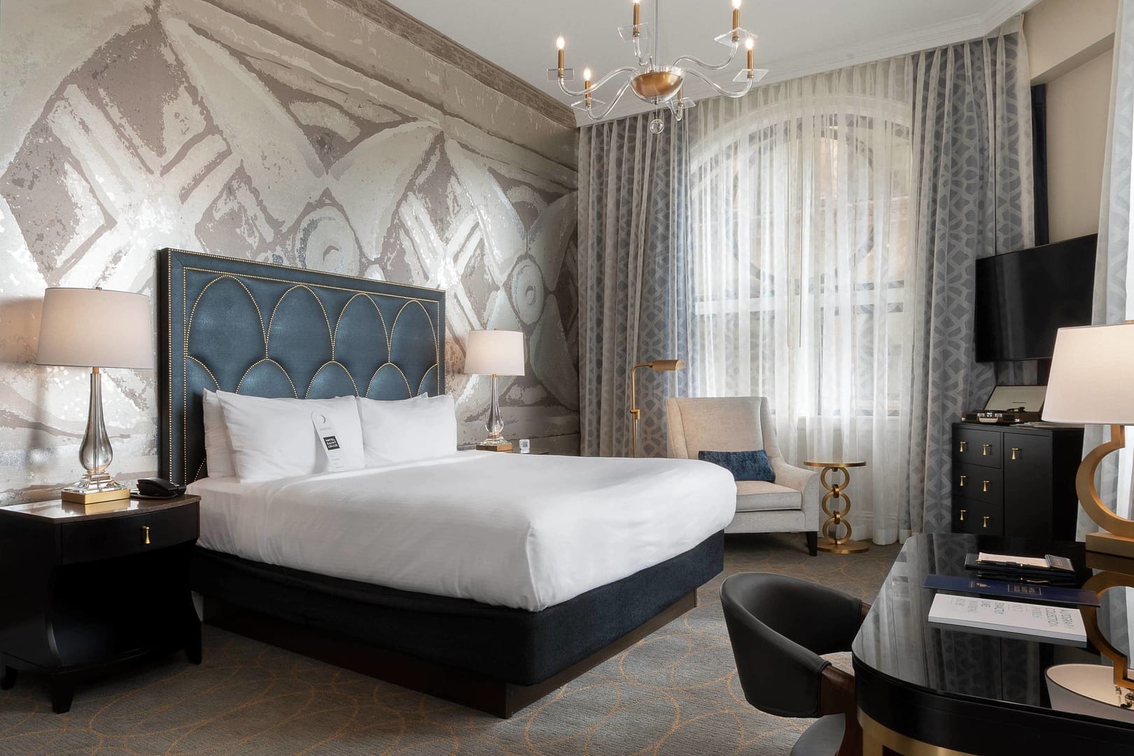 Bedroom view of Hotel Saint Louis, Autograph Collection