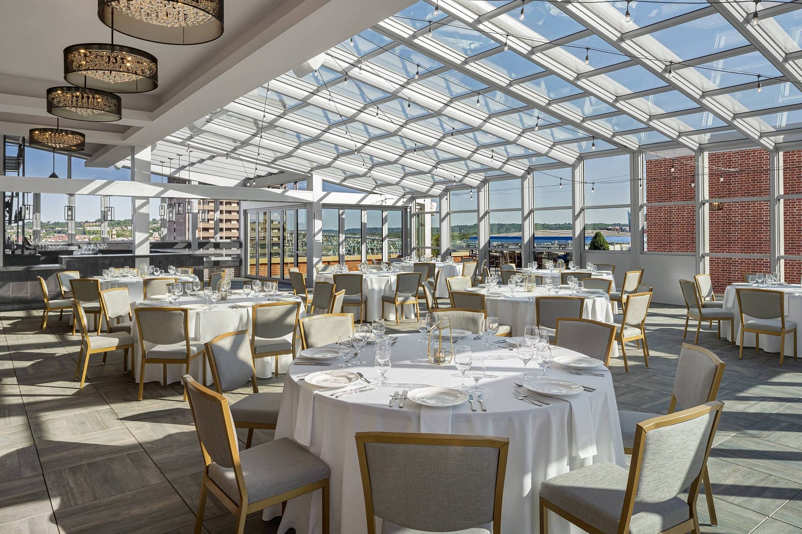 Banquet hall view of The Lytle Park Hotel, Autograph Collection
