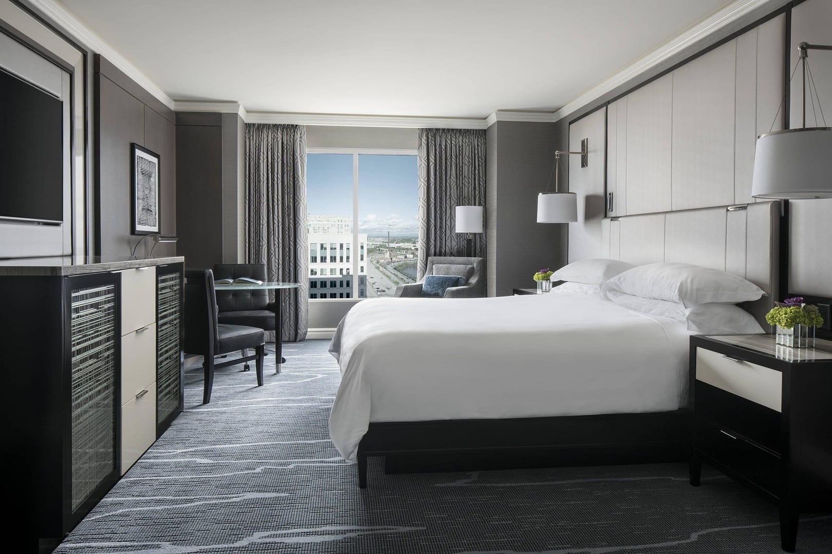 Bedroom view of The Ritz-Carlton, Cleveland