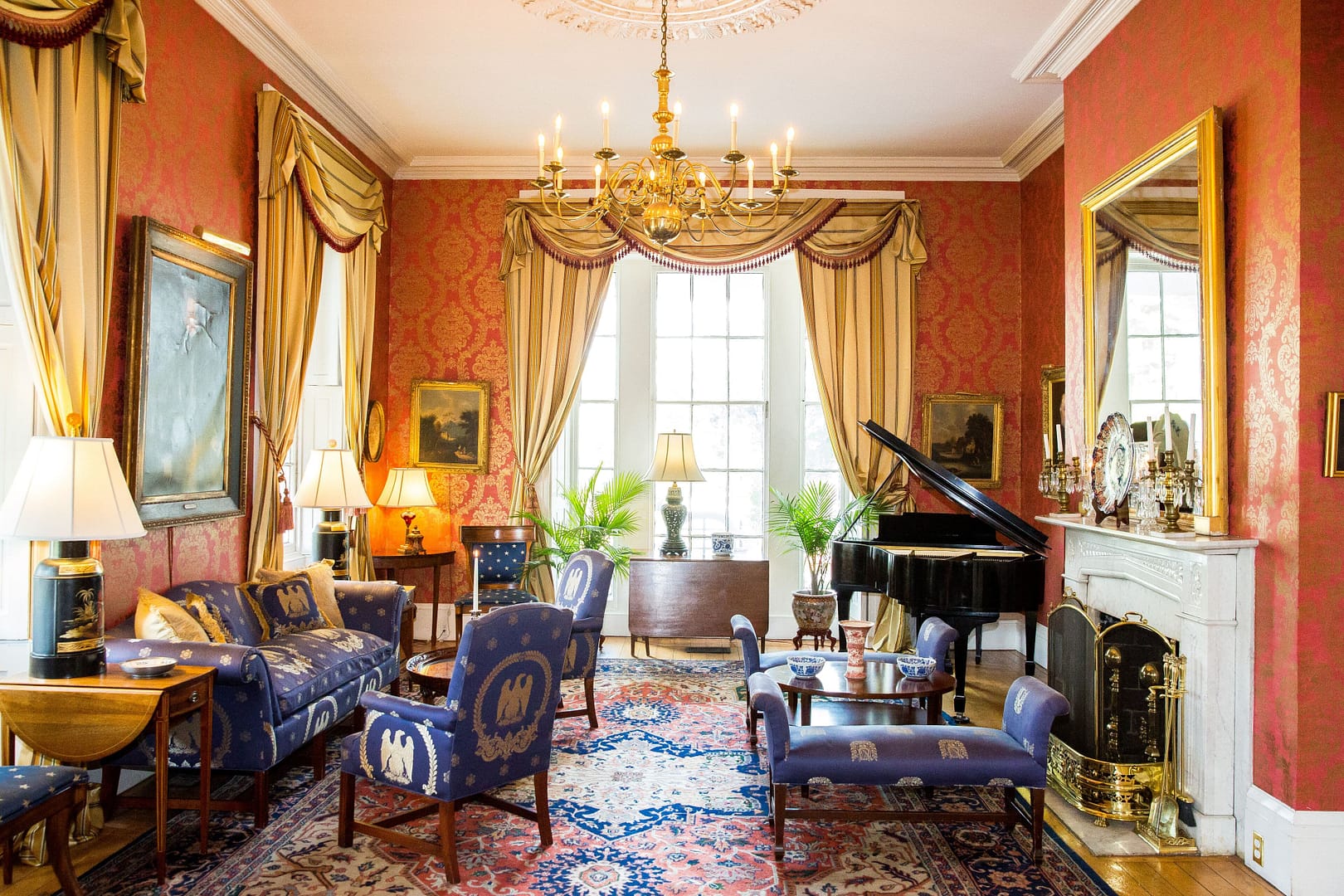 Lounge view of Antrim 1844