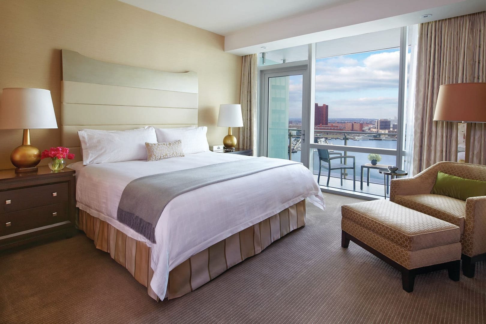 Bedroom view of Four Seasons Hotel Baltimore