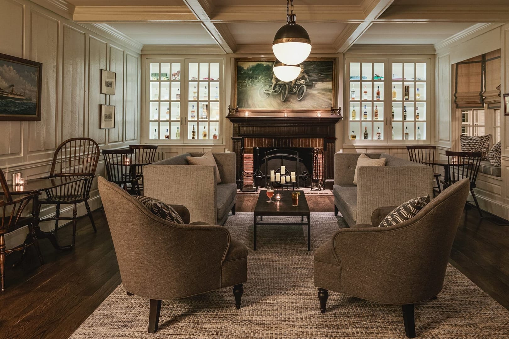 Fireplace view of Inn at Perry Cabin