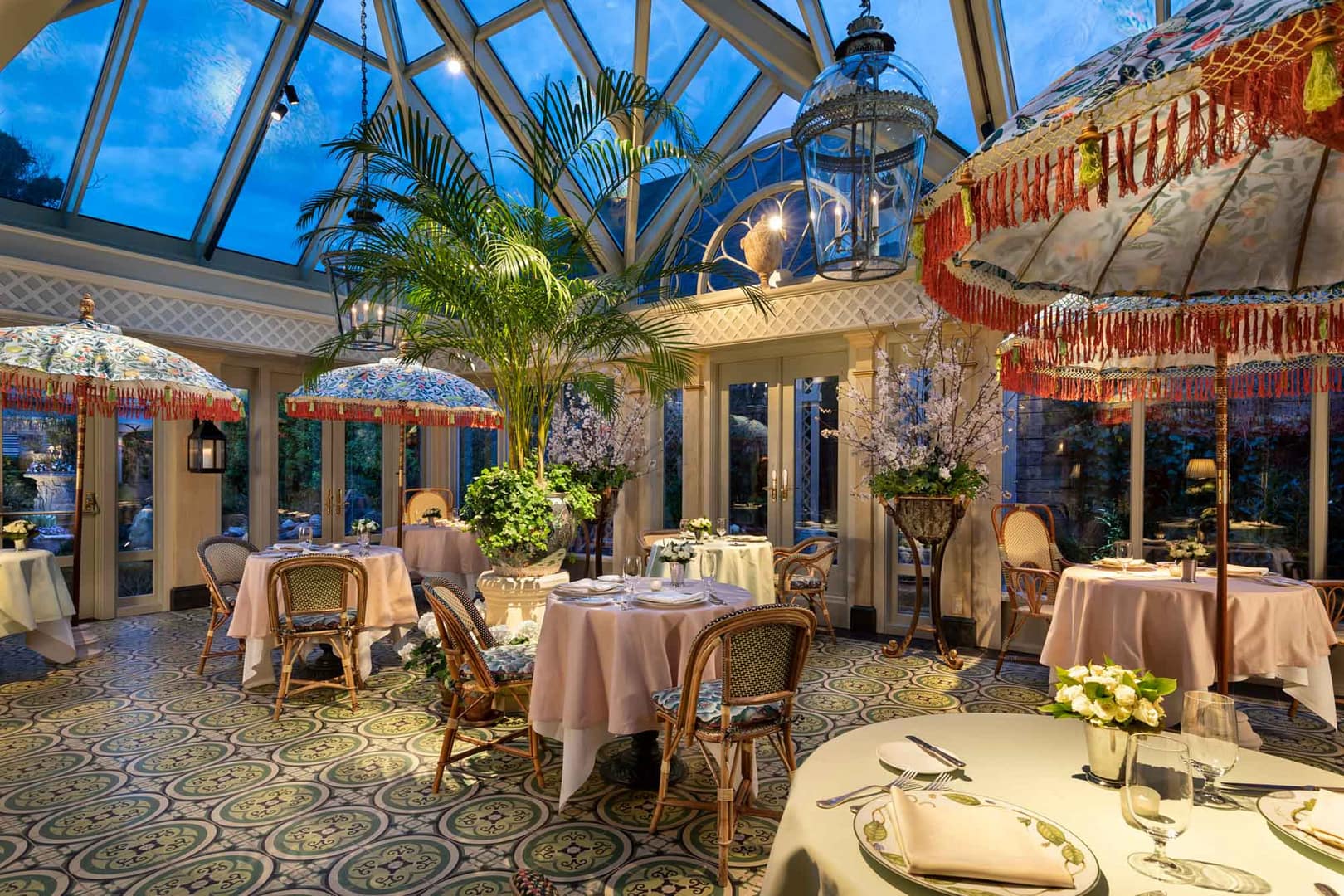 Inside restaurant view of The Inn at Little Washington