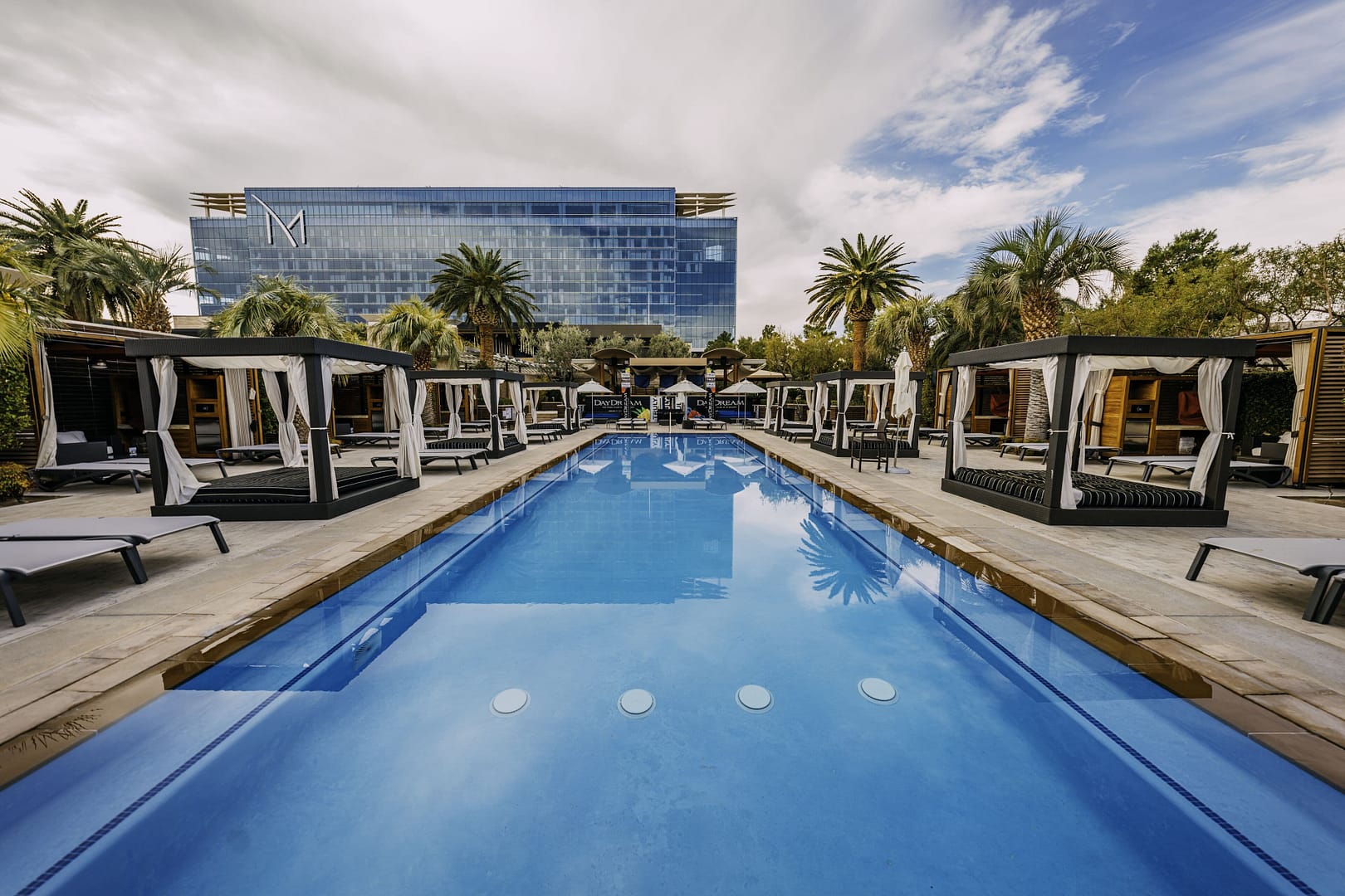 Pool view of M Resort Spa Casino