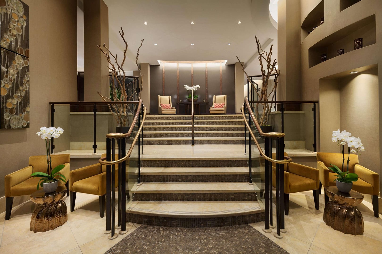 Stairs view of Fairmont Heritage Place Ghirardelli Square