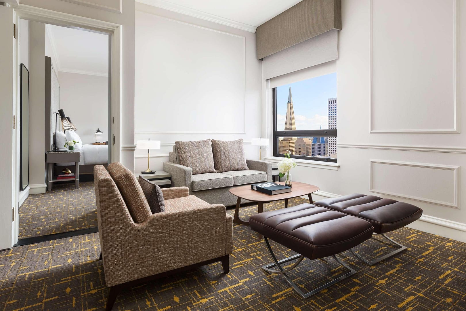 Living room view of Stanford Court San Francisco